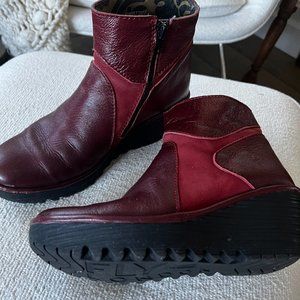 Fly London Boots - Red size 39